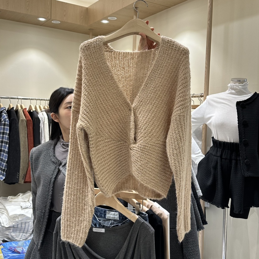 VINTAGE VIBE東大門㊣代購女士新品真品推薦人氣針織衫兩面穿VINTAGE VIBE針織衫圖色4