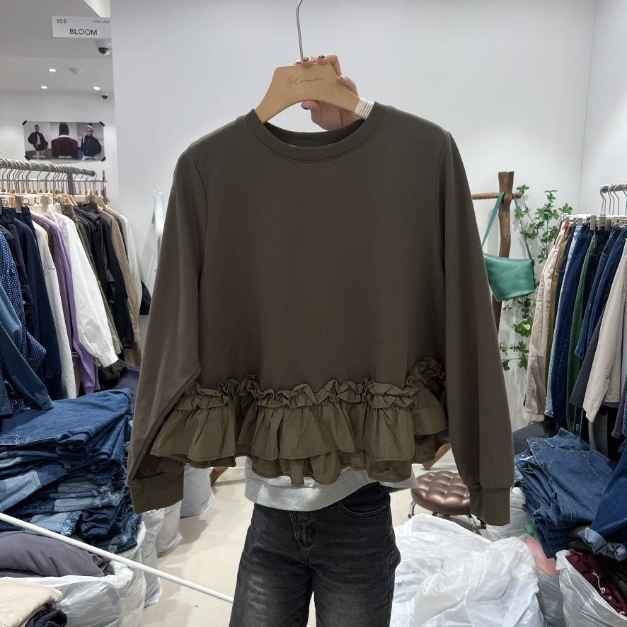 BLOOM韓國直郵㊣女士新品熱賣時尚推薦休閑職業真品長袖T恤BLOOM-S長袖T恤圖色1