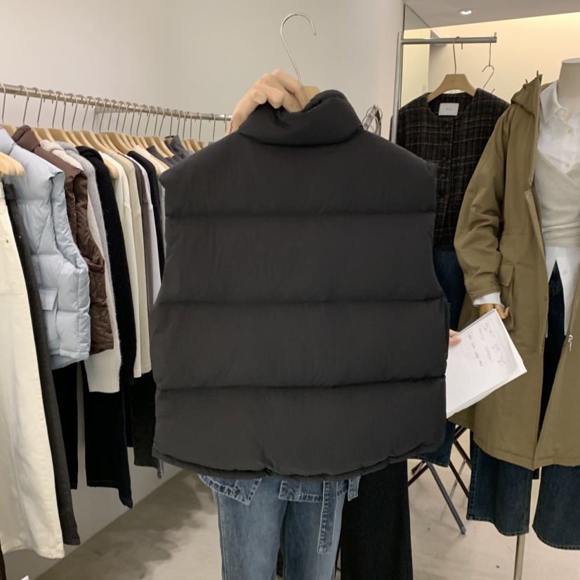 PHILO韓國直郵㊣女裝新品時尚人氣休閑馬甲不含內搭填充鴨絨PHILO馬甲