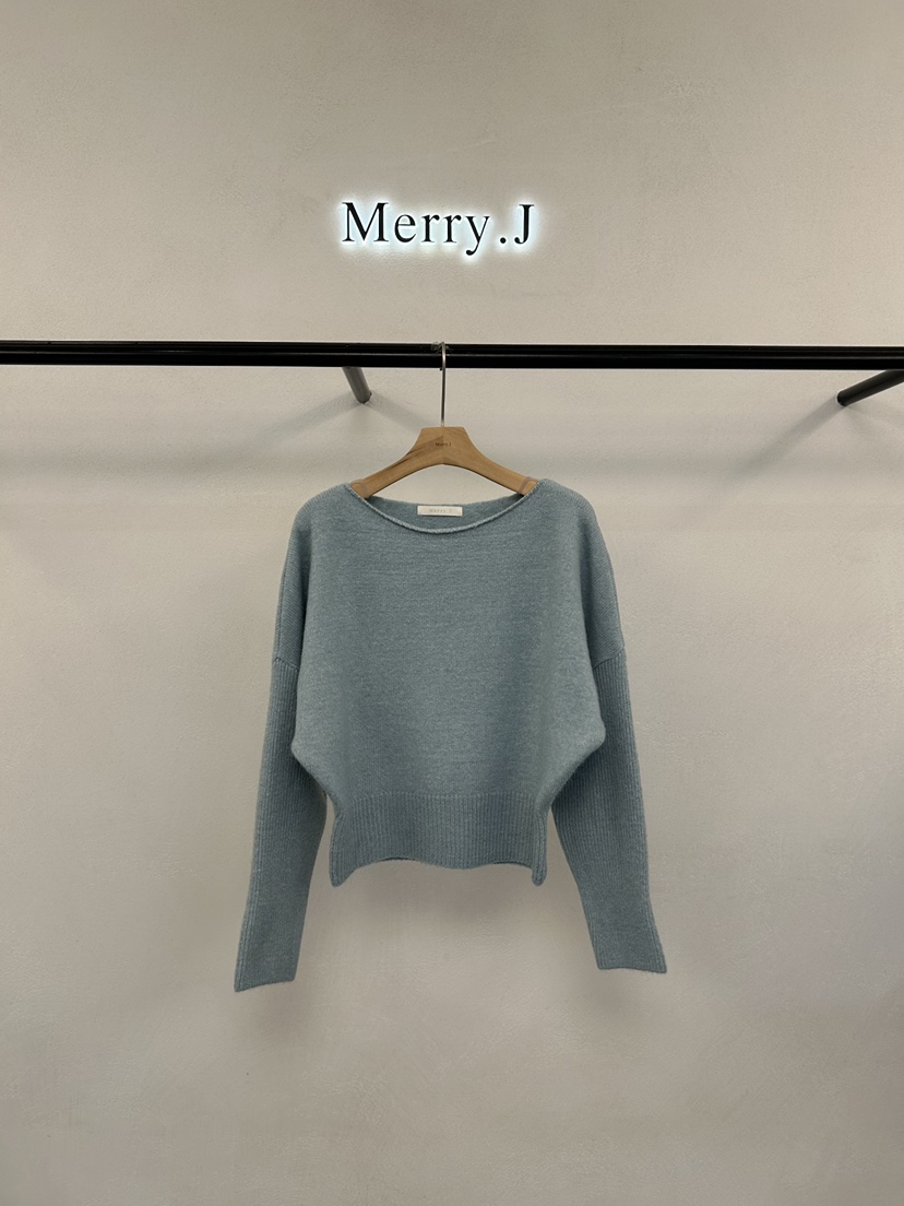 MERRY-J韓國代購㊣女士新款熱賣人氣真品休閑推薦職業針織衫MERRY-J針織衫圖色2
