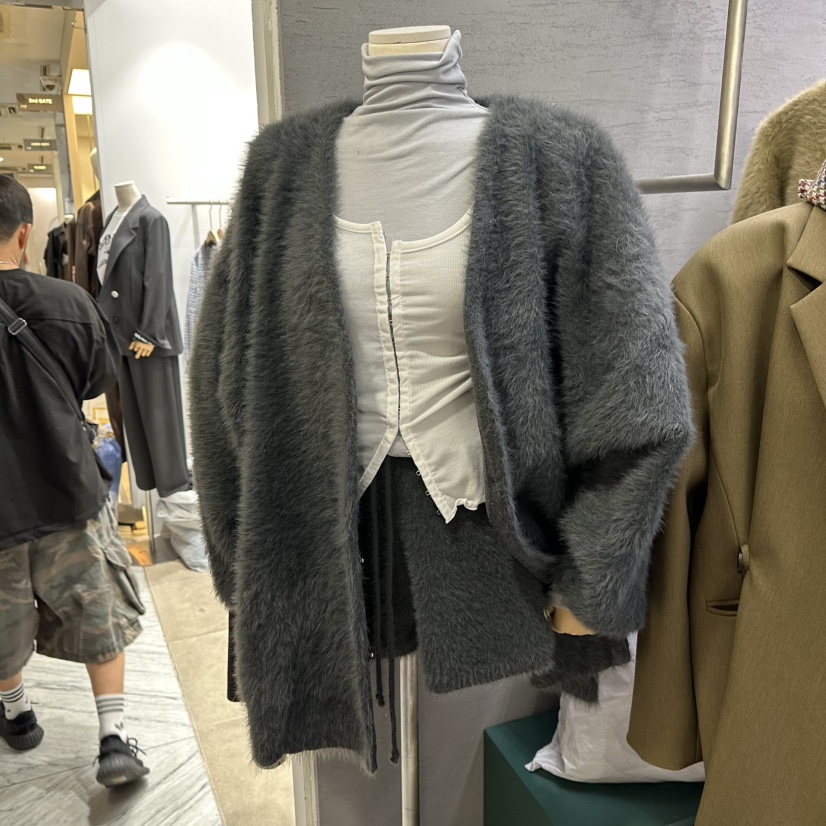 UOOV東大門㊣實拍女裝新品職業25秋冬推薦休閑熱賣時尚針織衫UOOV針織衫圖色4