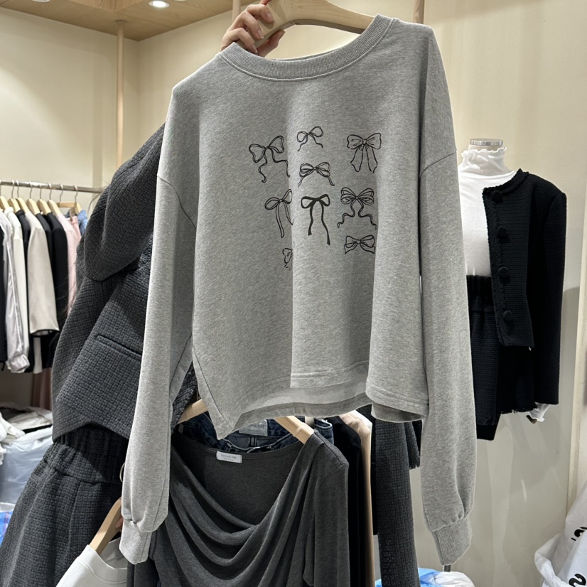VINTAGE VIBE東大門㊣代購女士新款推薦熱賣休閑真品長袖T恤VINTAGE VIBE長袖T恤圖色2