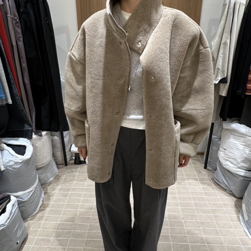 LOFN東大門㊣代購女裝新款時尚真品人氣熱賣推薦25秋冬夾克LOFN夾克圖色1