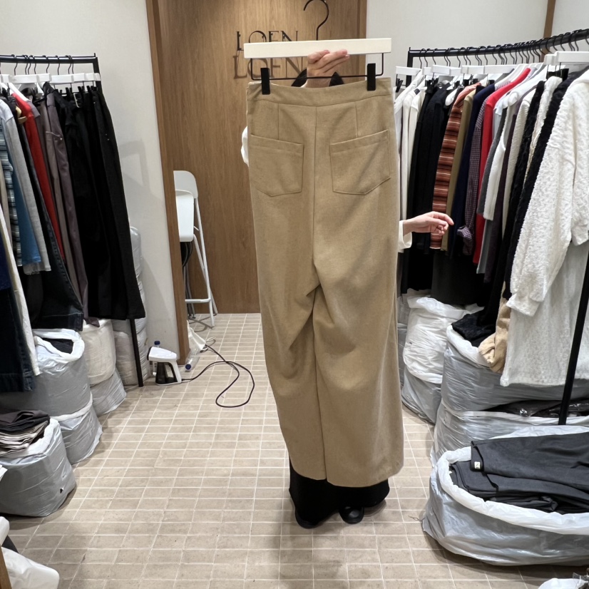 LOFN東大門㊣實拍女裝新品時尚推薦25秋冬人氣真品熱賣休閑褲LOFN休閑褲