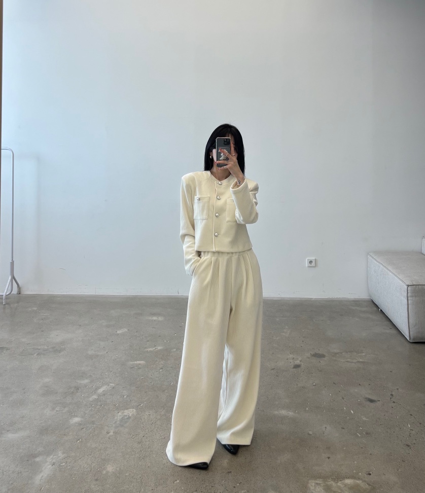 AMUSE SEOUL韓國直郵㊣女裝新款人氣真品職業25秋冬休閑褲AMUSE SEOUL休閑褲