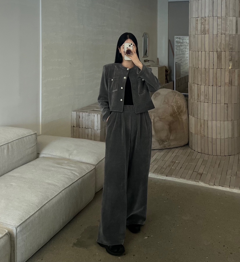 AMUSE SEOUL韓國直郵㊣女裝新款人氣真品職業25秋冬休閑褲AMUSE SEOUL休閑褲