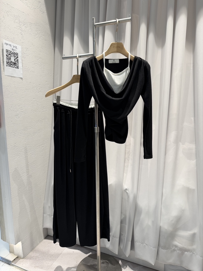 CLOTH東大門㊣實拍女裝新品時尚推薦真品休閑職業人氣套裝套裝CLOTH套裝圖色2棕