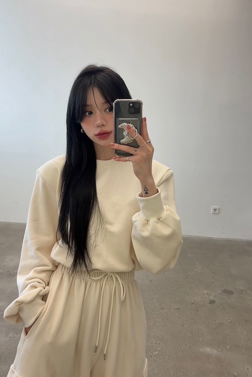 AMUSE SEOUL韓國代購㊣女裝新品人氣推薦熱賣真品時尚衛衣AMUSE SEOUL衛衣