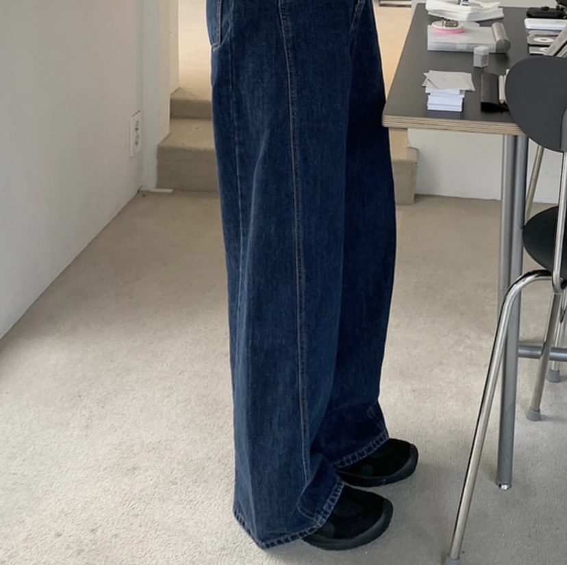 ONL韓國代購㊣女裝新品推薦時尚25秋冬熱賣休閑職業人氣牛仔褲ONL牛仔褲