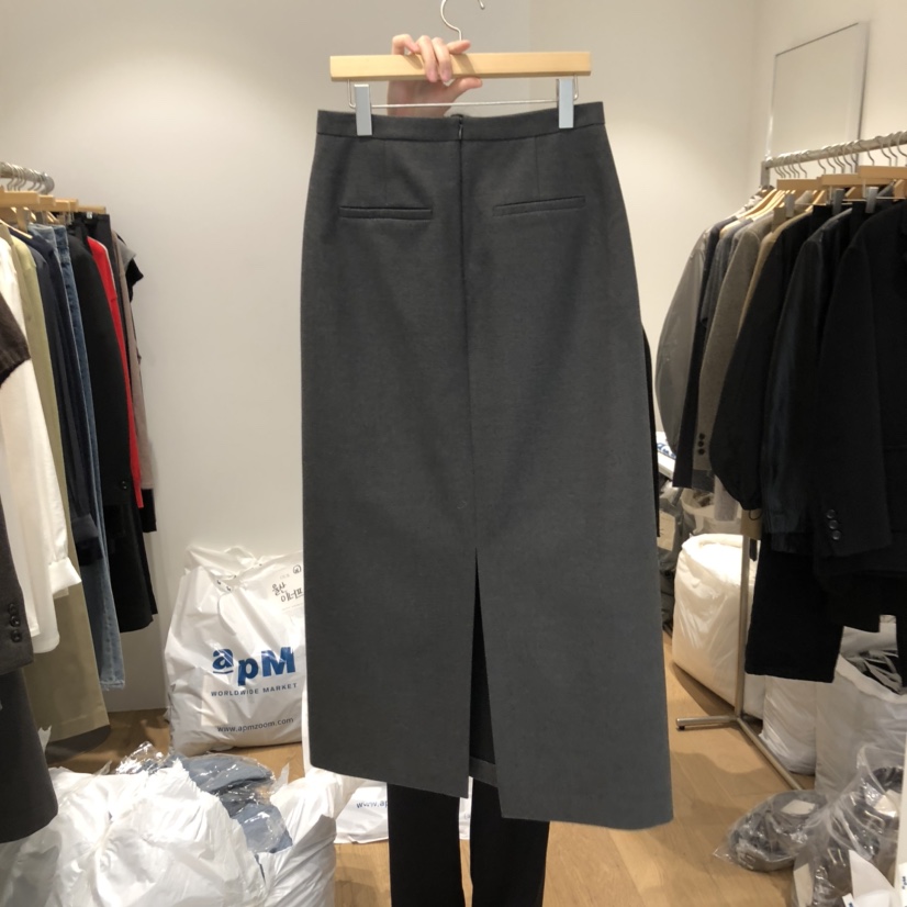 OUR-A東大門㊣實拍女裝新品人氣職業25秋冬休閑半身裙中短裙OUR-A半身裙/中短裙
