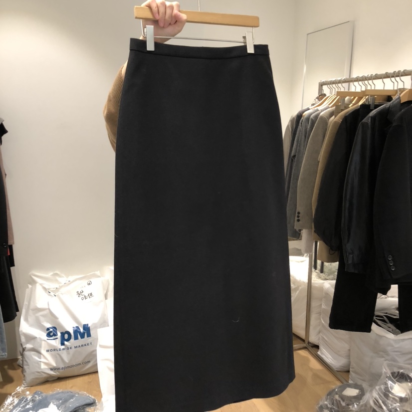 OUR-A東大門㊣實拍女裝新品人氣職業25秋冬休閑半身裙中短裙OUR-A半身裙/中短裙圖色1