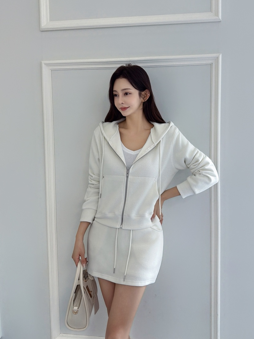 CLOTH韓國直郵㊣女裝新款推薦時尚25秋冬職業真品套裝套裝連帽CLOTH套裝