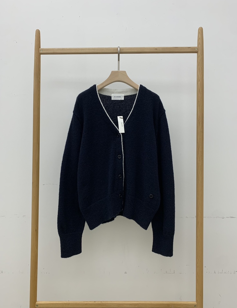 B_GARDER韓國直郵㊣女裝新品時尚休閑人氣真品25秋冬針織衫開衫B.GARDER針織衫圖色2