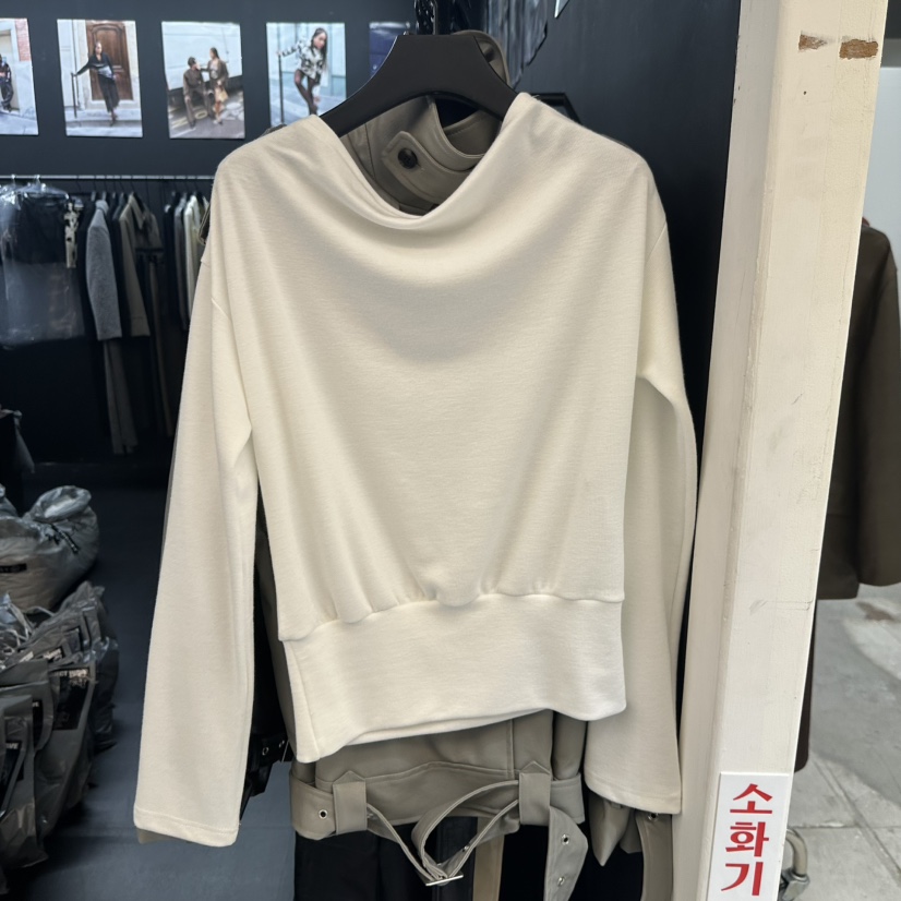 PROJECT WAVE-P東大門㊣實拍女士新品休閑25秋冬真品長袖T恤PROJECT WAVE長袖T恤圖色1