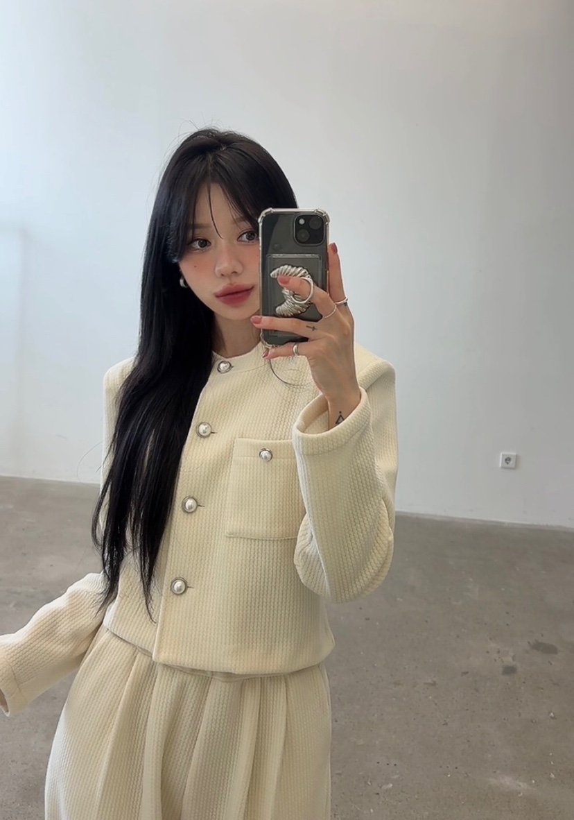AMUSE SEOUL東大門㊣代購女裝新品推薦真品熱賣休閑職業夾克AMUSE SEOUL夾克