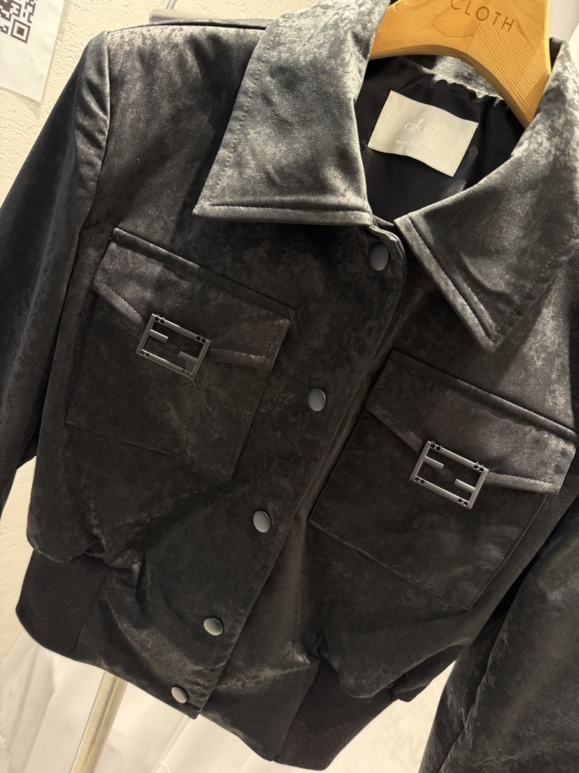 CLOTH東大門㊣代購女裝新品熱賣休閑推薦職業人氣夾克絨面革CLOTH夾克