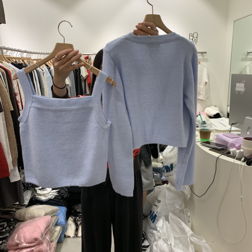 BY BOMI韓國代購㊣女裝新款真品25秋冬熱賣時尚人氣套裝套裝BY BOMI套裝