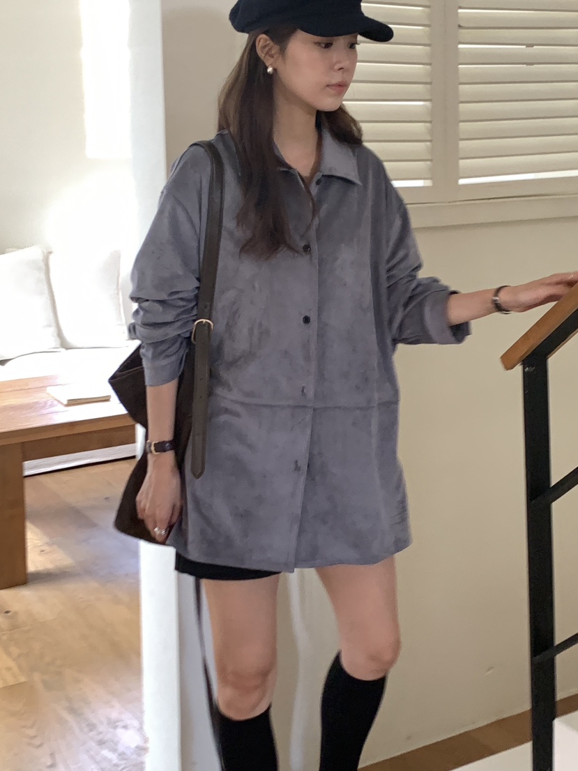 BAKING POWDER韓國直郵㊣女裝新款真品熱賣襯衫蕾絲衫含腰繩BAKING POWDER襯衫/蕾絲衫