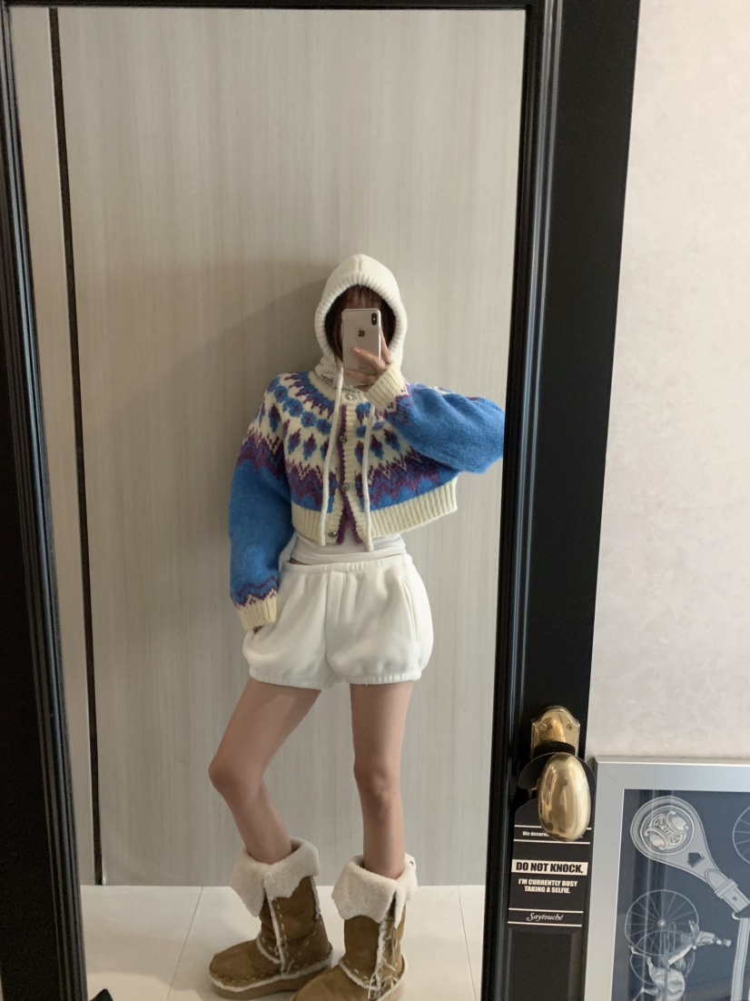 VIRKIN韓國直郵㊣女士新品25秋冬熱賣休閑人氣針織衫短款開衫VIRKIN針織衫
