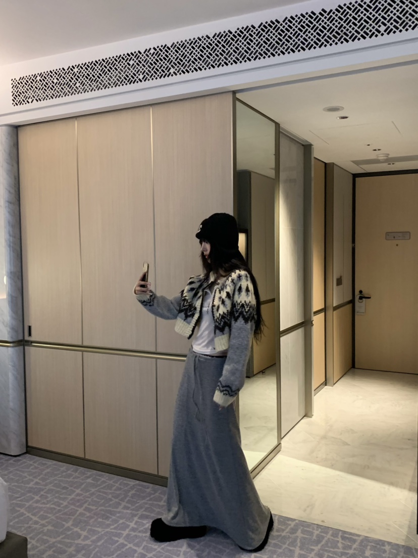 VIRKIN韓國直郵㊣女士新品25秋冬熱賣休閑人氣針織衫短款開衫VIRKIN針織衫