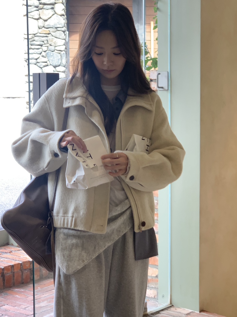 BAKING POWDER韓國直郵㊣女裝新品人氣真品熱賣時尚夾克手工BAKING POWDER夾克