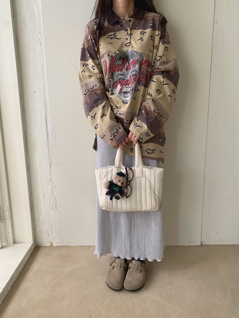 TOLL韓國直郵㊣女士新款休閑推薦真品職業人氣熱賣長袖T恤迷彩TOLL長袖T恤