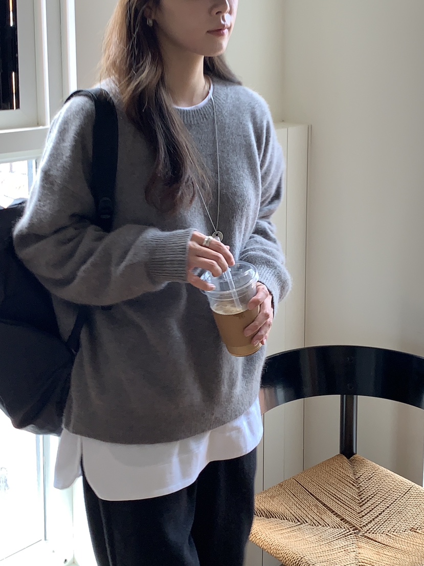 BAKING POWDER東大門㊣實拍女裝新品時尚25秋冬人氣針織衫BAKING POWDER針織衫