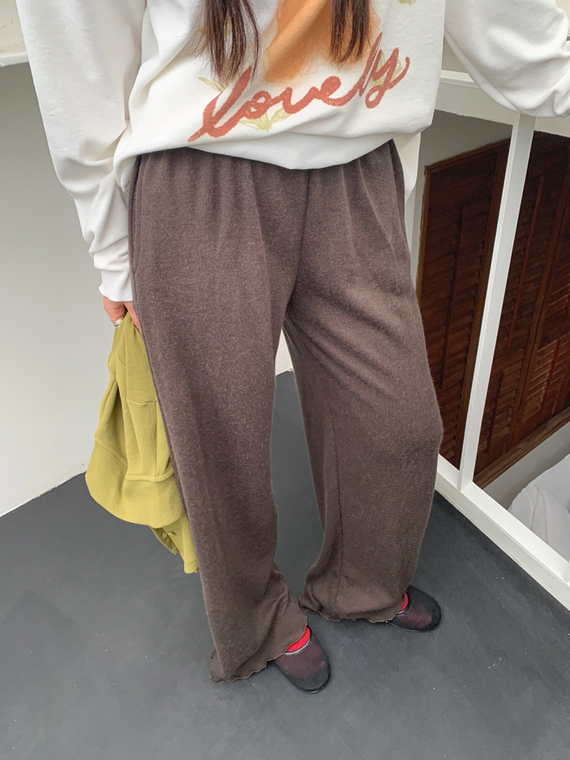 TOLL韓國直郵㊣女士新款時尚真品休閑人氣25秋冬休閑褲安哥拉TOLL休閑褲