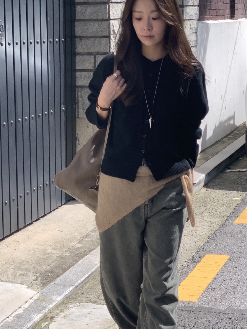 BAKING POWDER東大門㊣實拍女裝新款熱賣推薦職業休閑針織衫BAKING POWDER針織衫