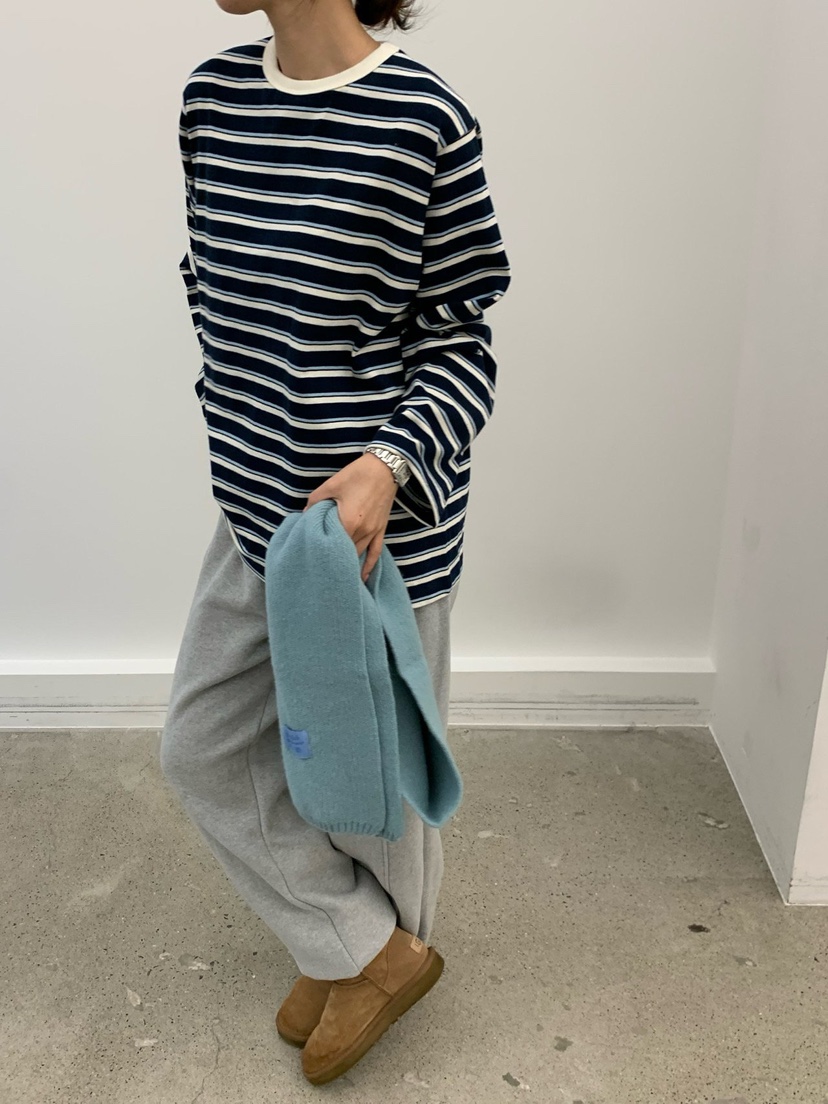 COBALT BLUE東大門㊣直郵女士新品時尚25秋冬職業推薦長袖T恤COBALT BLUE長袖T恤