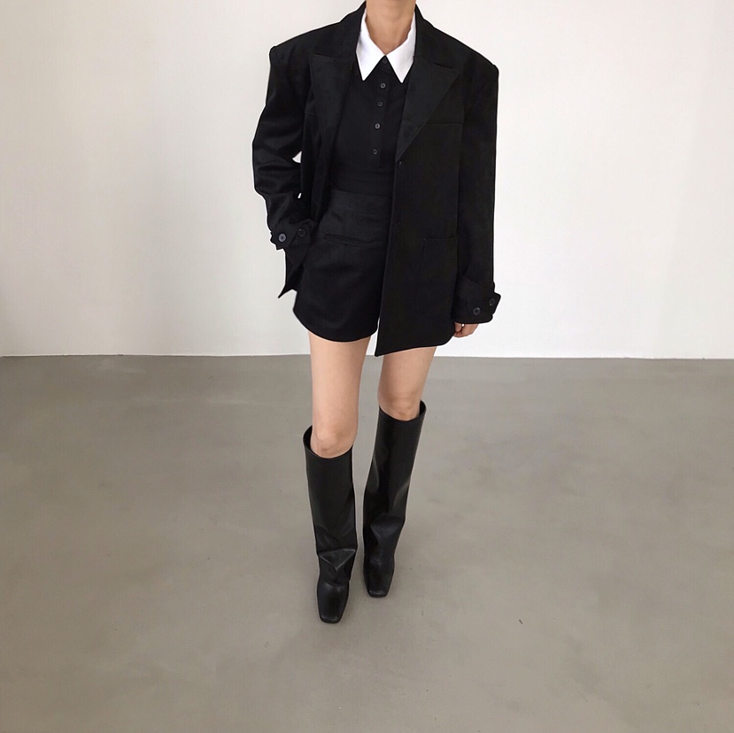 2TWO MOON韓國直郵㊣女士新品時尚真品休閑推薦熱賣職業夾克2TWO MOON夾克
