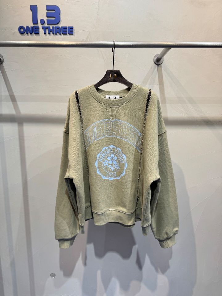 1.3東大門㊣代購女士新品職業推薦休閑時尚熱賣真品衛衣拉鏈1.3衛衣圖色3