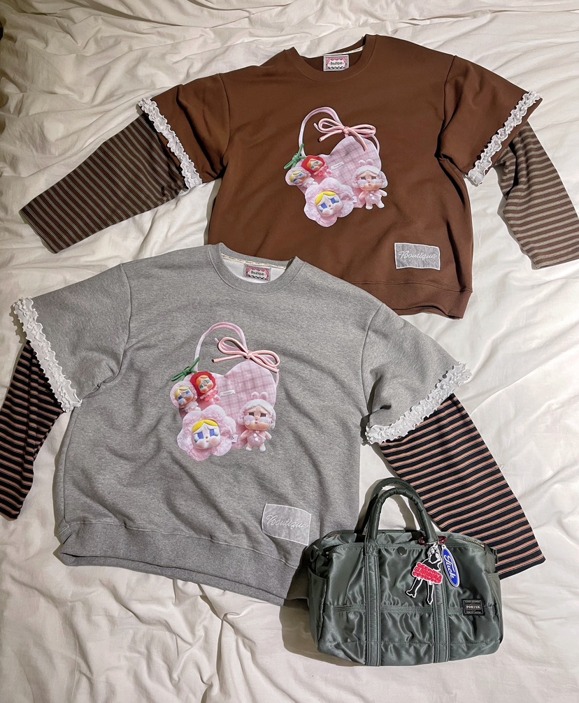 BOUTIQUE-L韓國代購㊣女裝新品時尚人氣職業休閑熱賣推薦衛衣BOUTIQUE-L衛衣