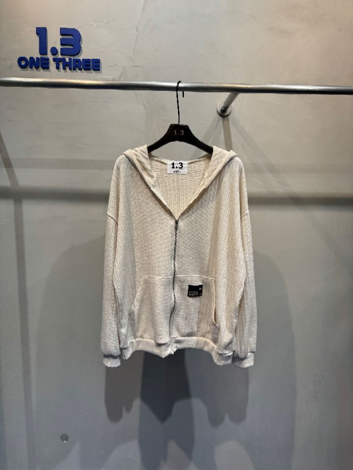 1.3東大門㊣直郵女裝新品25秋冬熱賣真品職業休閑針織衫兜帽1.3針織衫圖色1