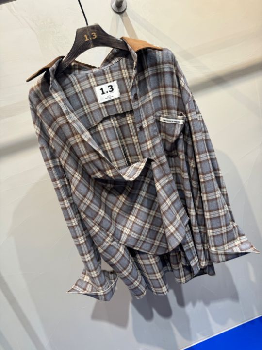 1.3東大門㊣實拍女士新品真品休閑職業時尚25秋冬襯衫蕾絲衫1.3襯衫/蕾絲衫