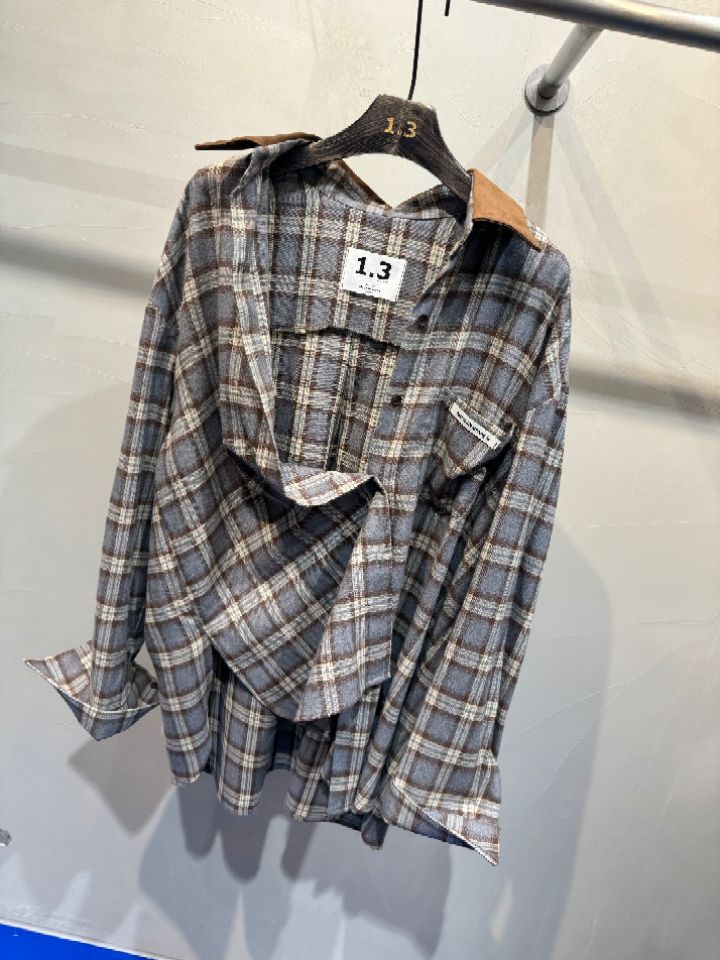 1.3東大門㊣實拍女士新品真品休閑職業時尚25秋冬襯衫蕾絲衫1.3襯衫/蕾絲衫