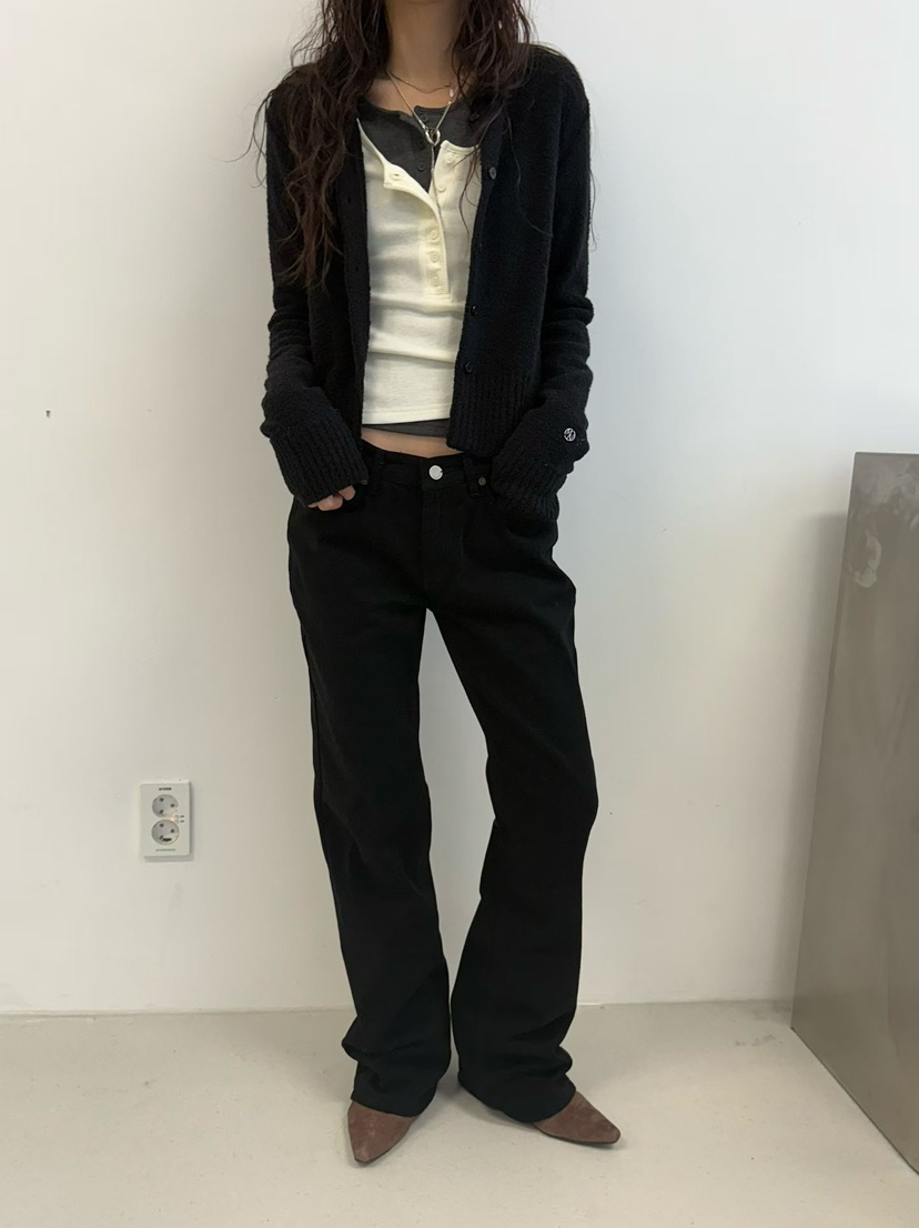 MINIMUZE韓國直郵㊣女裝新款職業25秋冬時尚休閑熱賣牛仔褲MINIMUZE牛仔褲