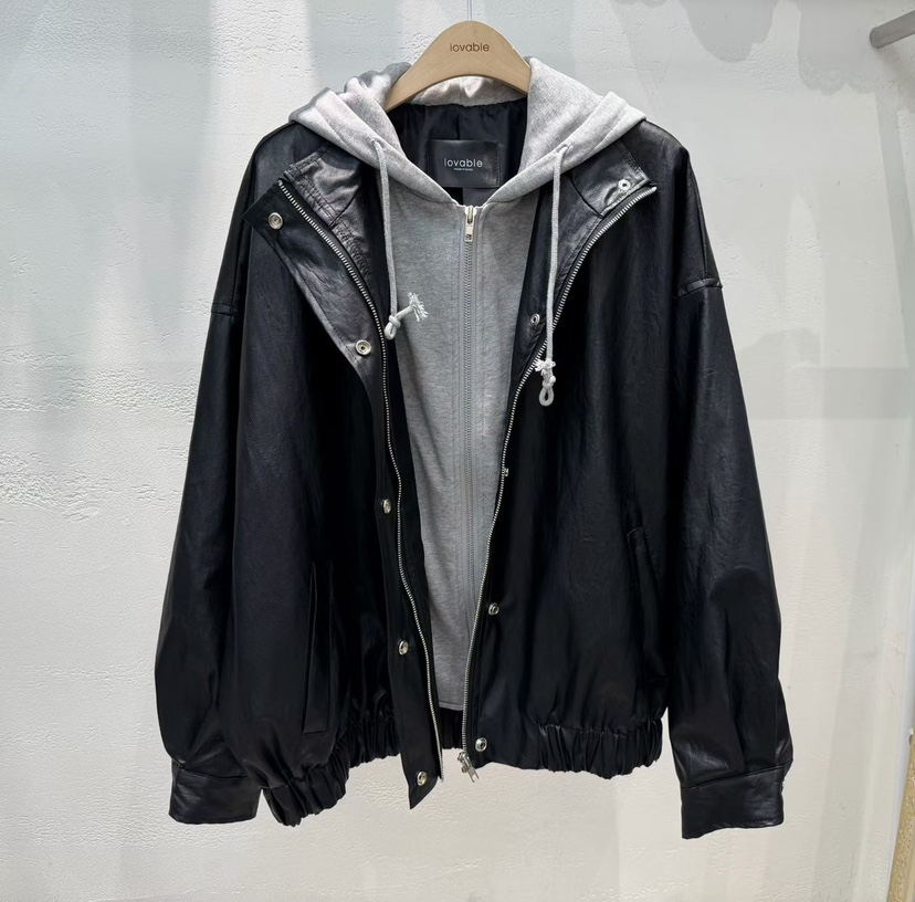 LOVABLE韓國代購㊣女士新品熱賣人氣休閑職業真品25秋冬夾克LOVABLE夾克圖色1