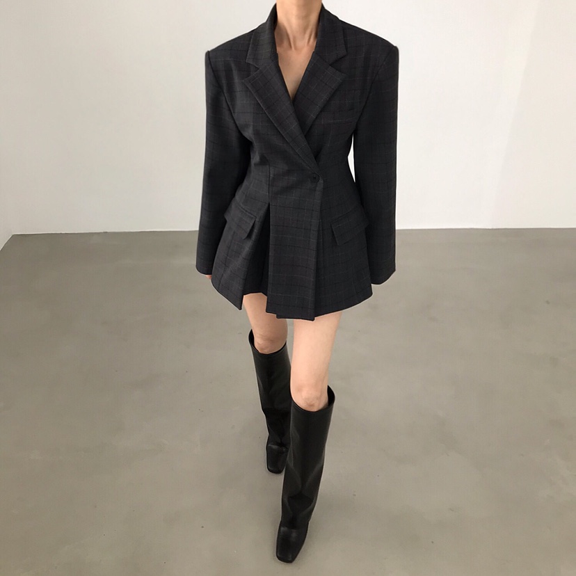 2TWO MOON東大門㊣實拍女裝新款時尚休閑25秋冬職業推薦夾克2TWO MOON夾克