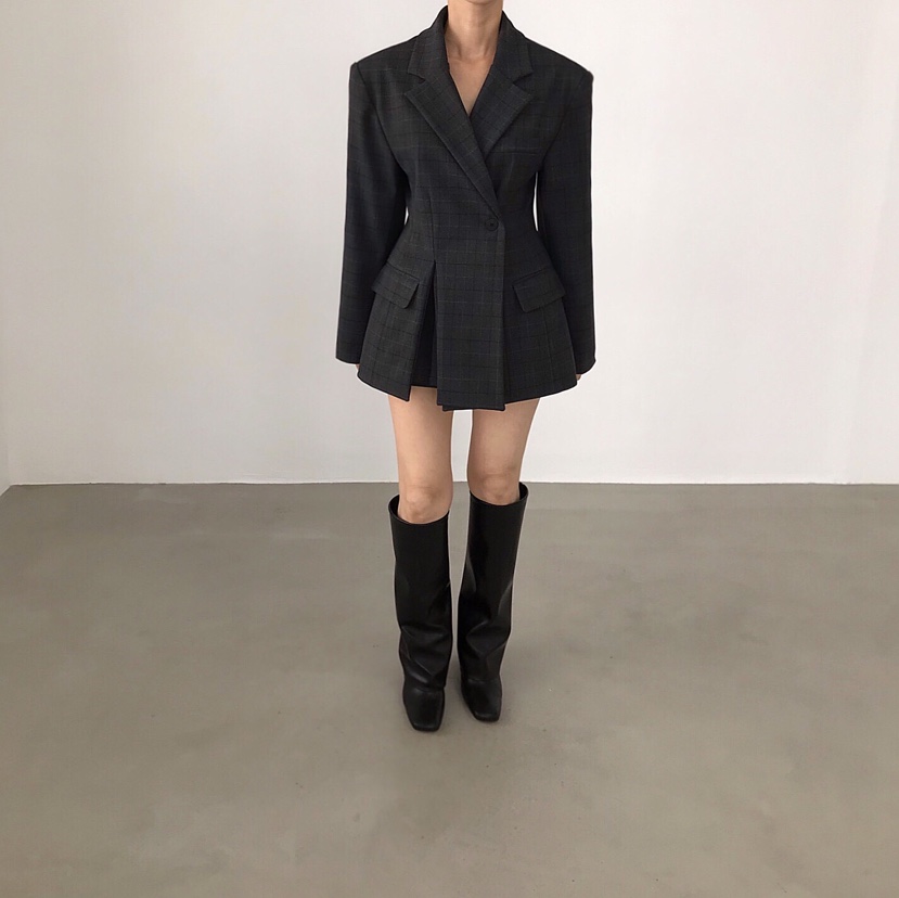 2TWO MOON東大門㊣實拍女裝新款時尚休閑25秋冬職業推薦夾克2TWO MOON夾克