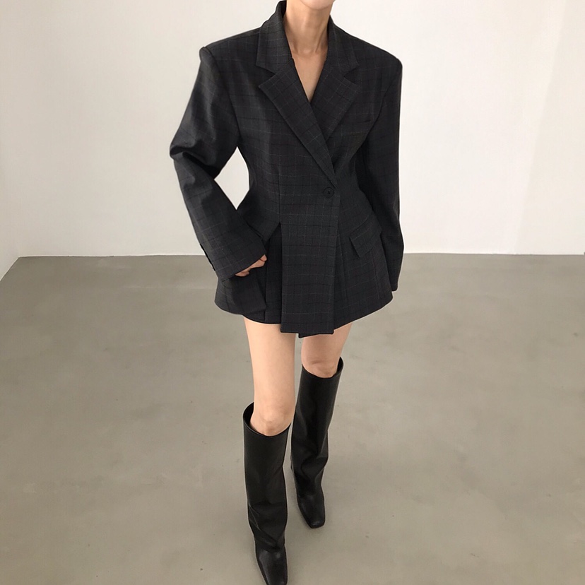2TWO MOON東大門㊣實拍女裝新款時尚休閑25秋冬職業推薦夾克2TWO MOON夾克