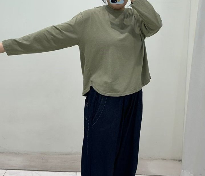 ZACCU東大門㊣直郵女裝新款時尚25秋冬人氣推薦職業長袖T恤ZACCU長袖T恤
