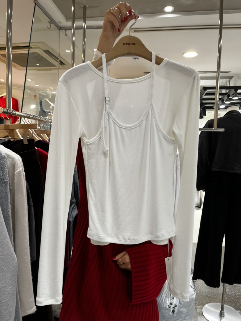 INSSENSE-A韓國代購㊣女裝新品人氣真品熱賣推薦時尚長袖T恤INSSENSE-A長袖T恤圖色4