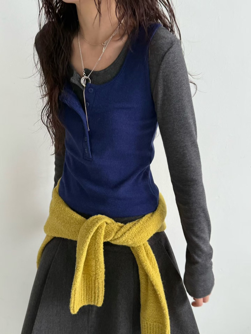 MINIMUZE東大門㊣實拍女士新品休閑人氣時尚吊帶背心安哥拉MINIMUZE吊帶/背心
