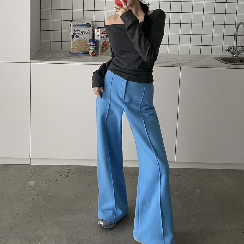 CELEBRITY-A東大門㊣代購女士新品職業25秋冬人氣休閑長袖T恤CELEBRITY-A長袖T恤