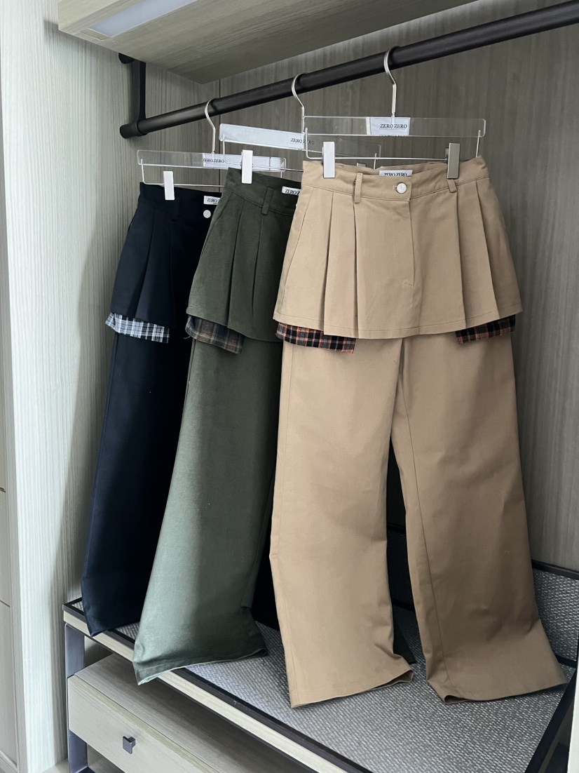 ZEROZERO東大門㊣代購女士新品真品職業休閑25秋冬休閑褲喇叭ZEROZERO休閑褲