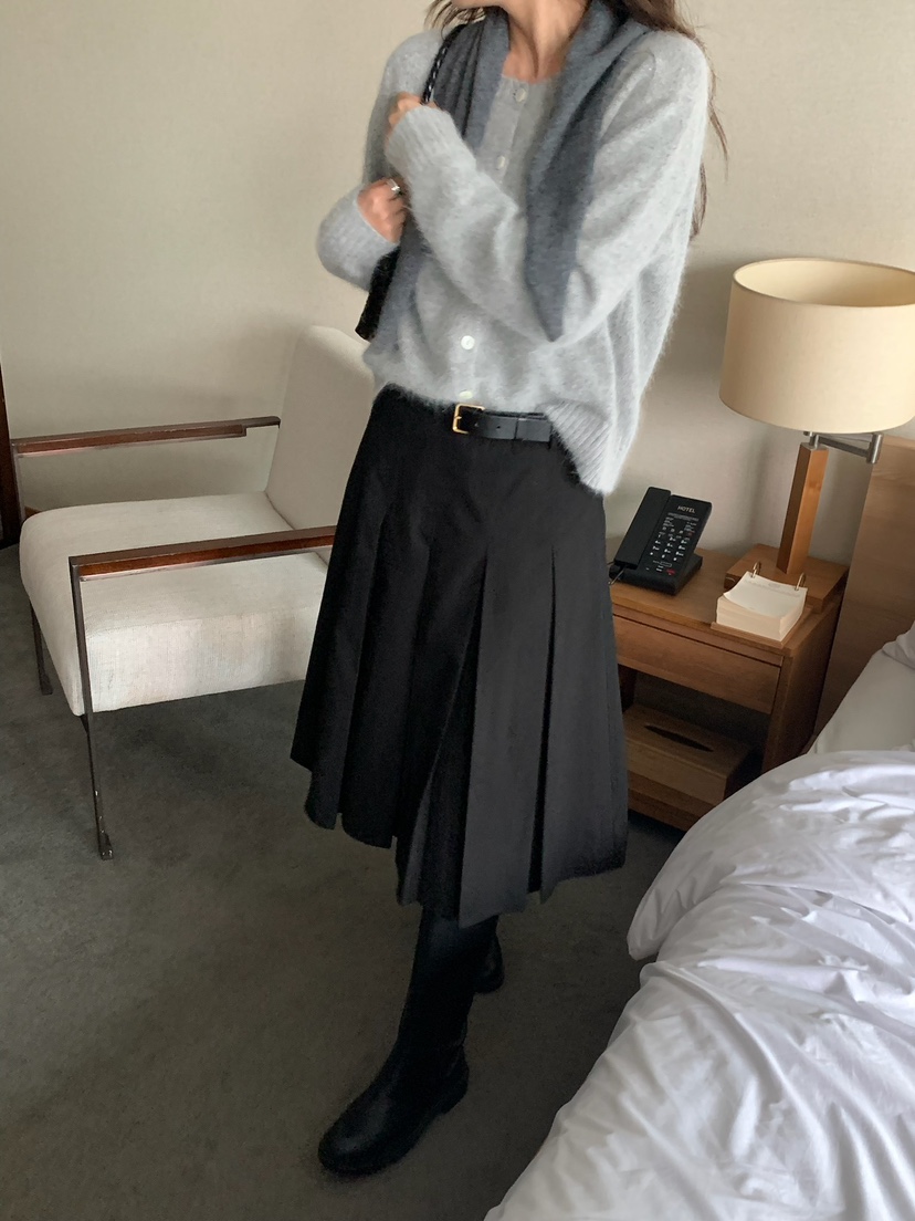 BLEECKER東大門㊣直郵女士新款熱賣時尚真品人氣半身裙中短裙BLEECKER半身裙/中短裙