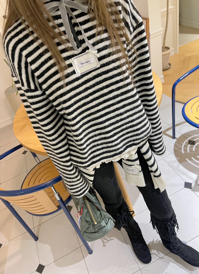 BOUTIQUE-L韓國代購㊣女裝新款時尚人氣25秋冬熱賣職業衛衣BOUTIQUE-L衛衣