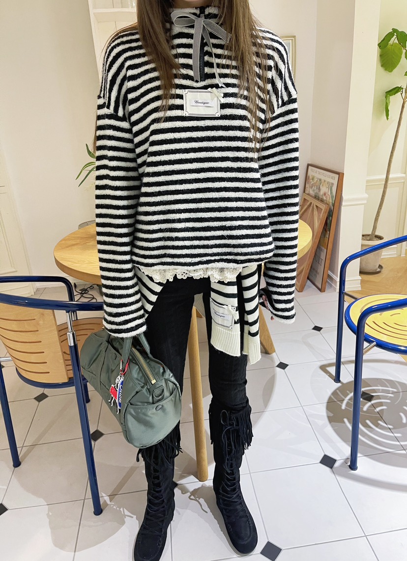 BOUTIQUE-L韓國代購㊣女裝新款時尚人氣25秋冬熱賣職業衛衣BOUTIQUE-L衛衣