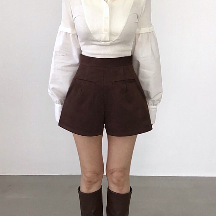 2TWO MOON韓國直郵㊣女裝新款推薦休閑熱賣時尚人氣真品短褲2TWO MOON短褲圖色1